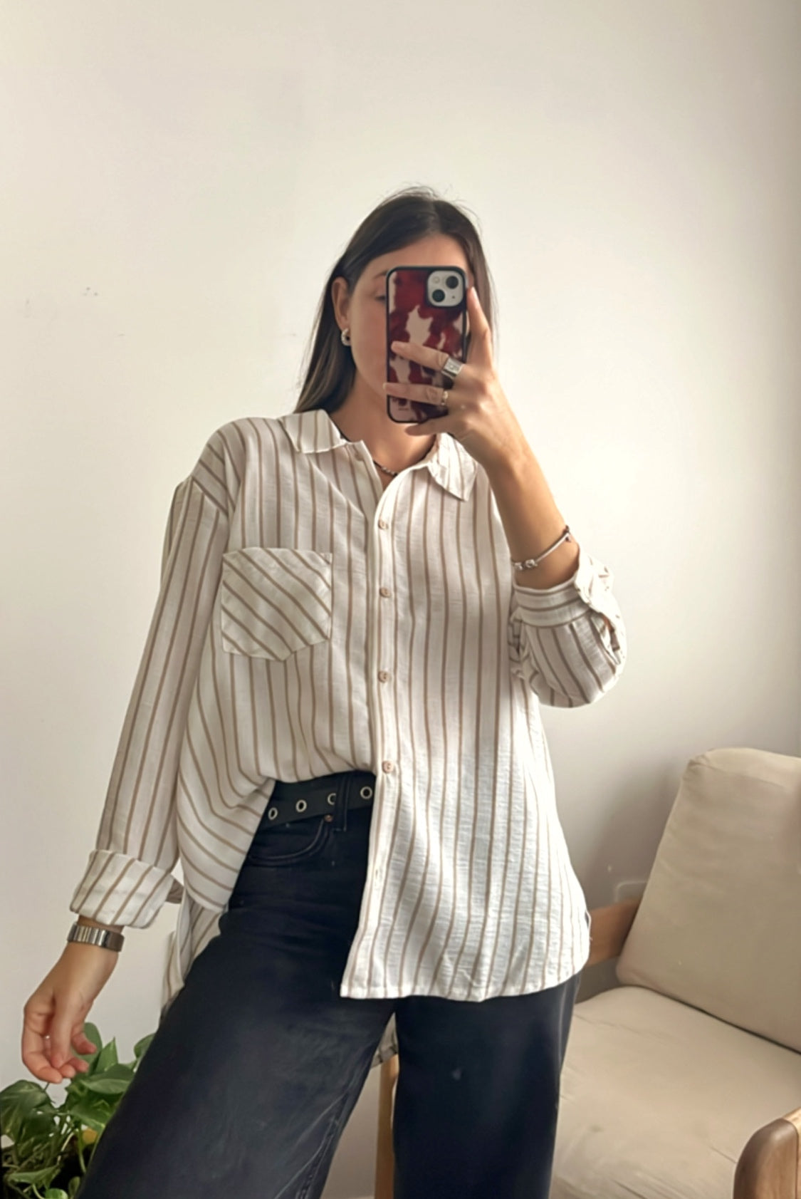 Camisa Mona rayada