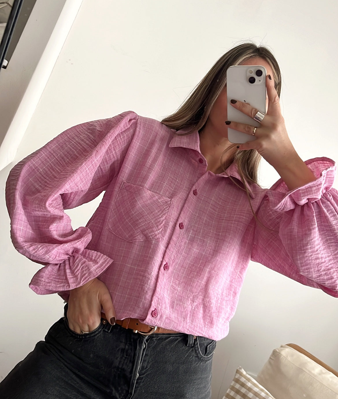 CAMISA FRESIA ROSA