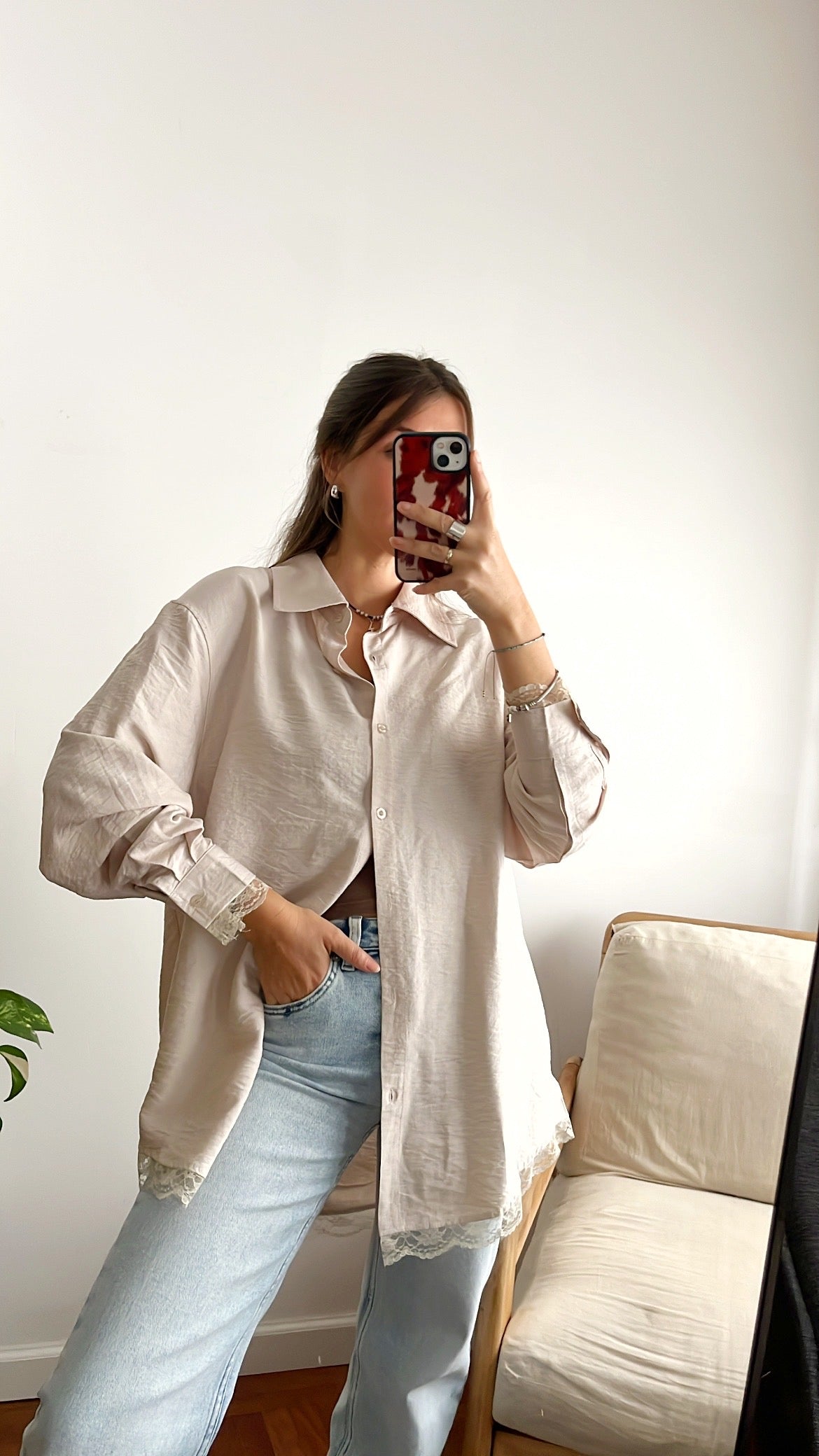 Camisa Clara encaje