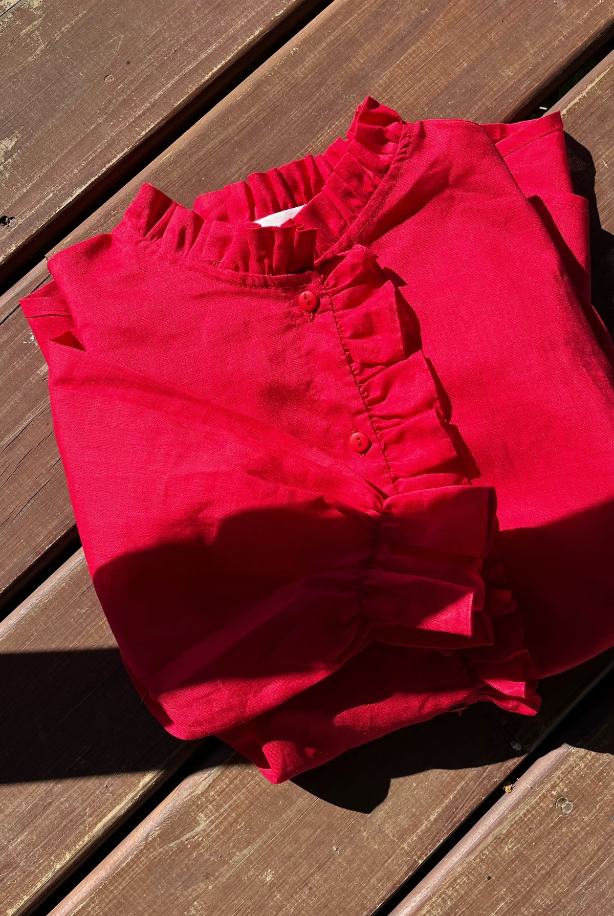 CAMISA NINNA TUSOR ROJO