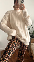 Calza Oxford Print
