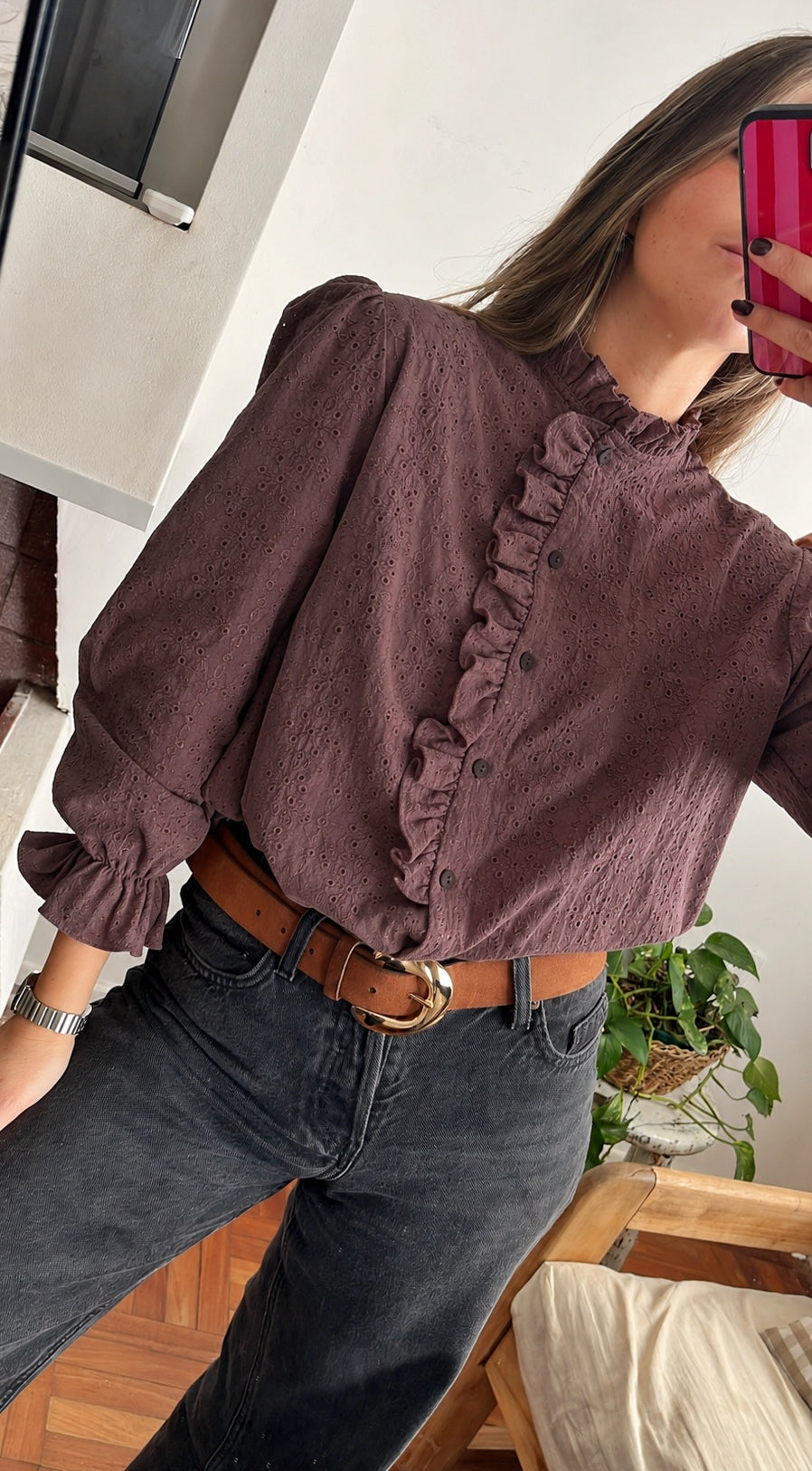 CAMISA NINNA BRODERIE